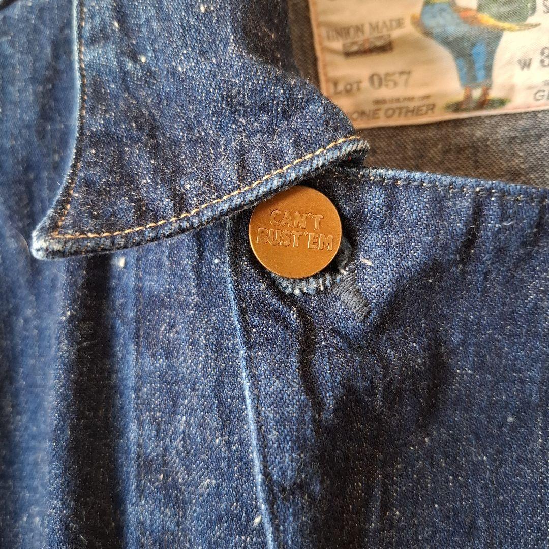 デニムカバーオールCANTBUS TEMキャントバステム デニムジャケット　36