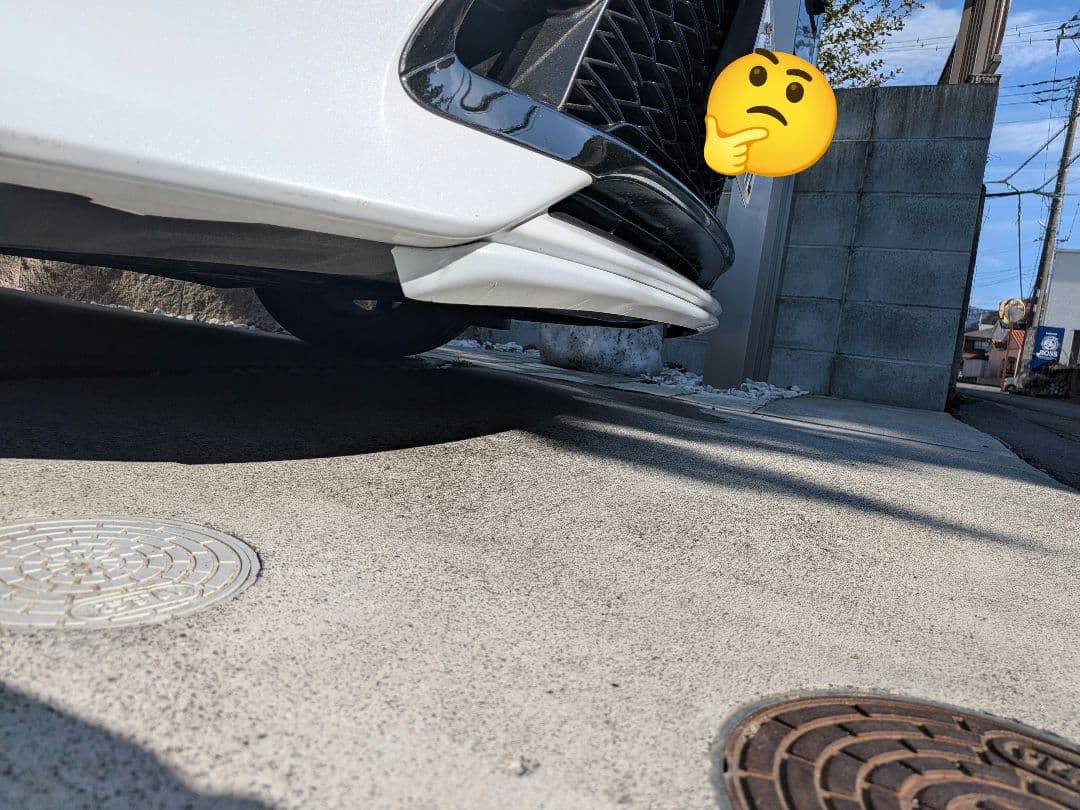 LEXUS　rc後期　TRDフロントスポイラー中央