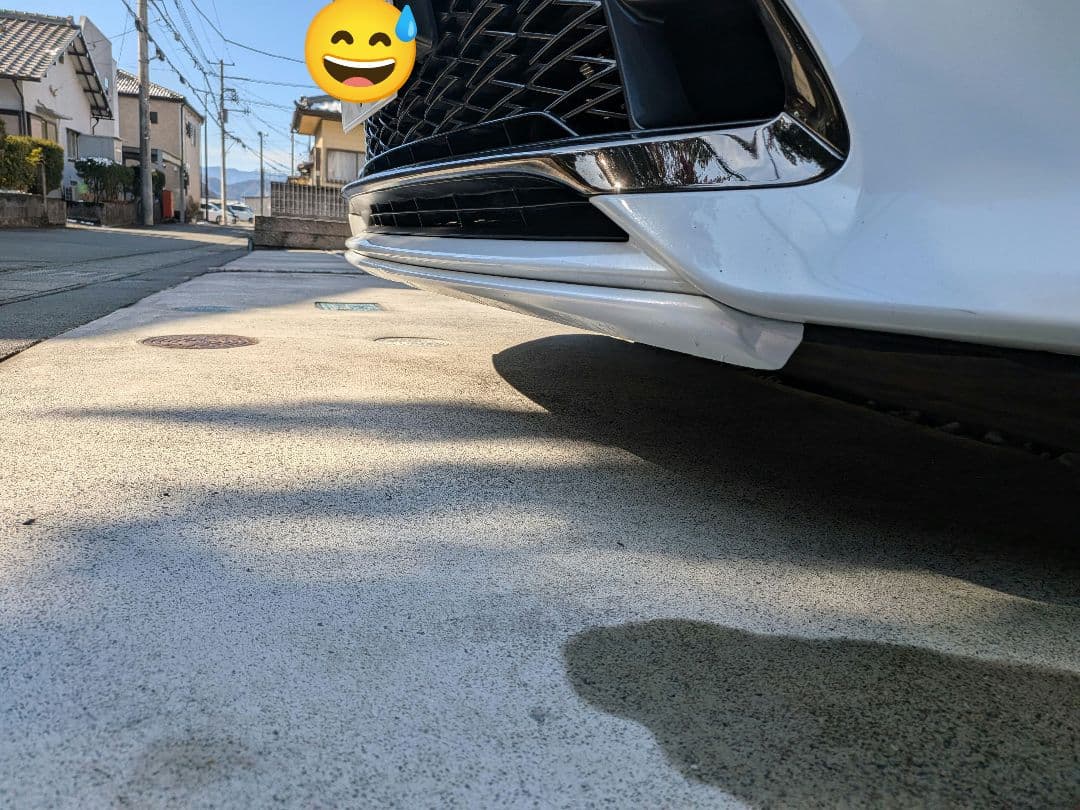 LEXUS　rc後期　TRDフロントスポイラー中央