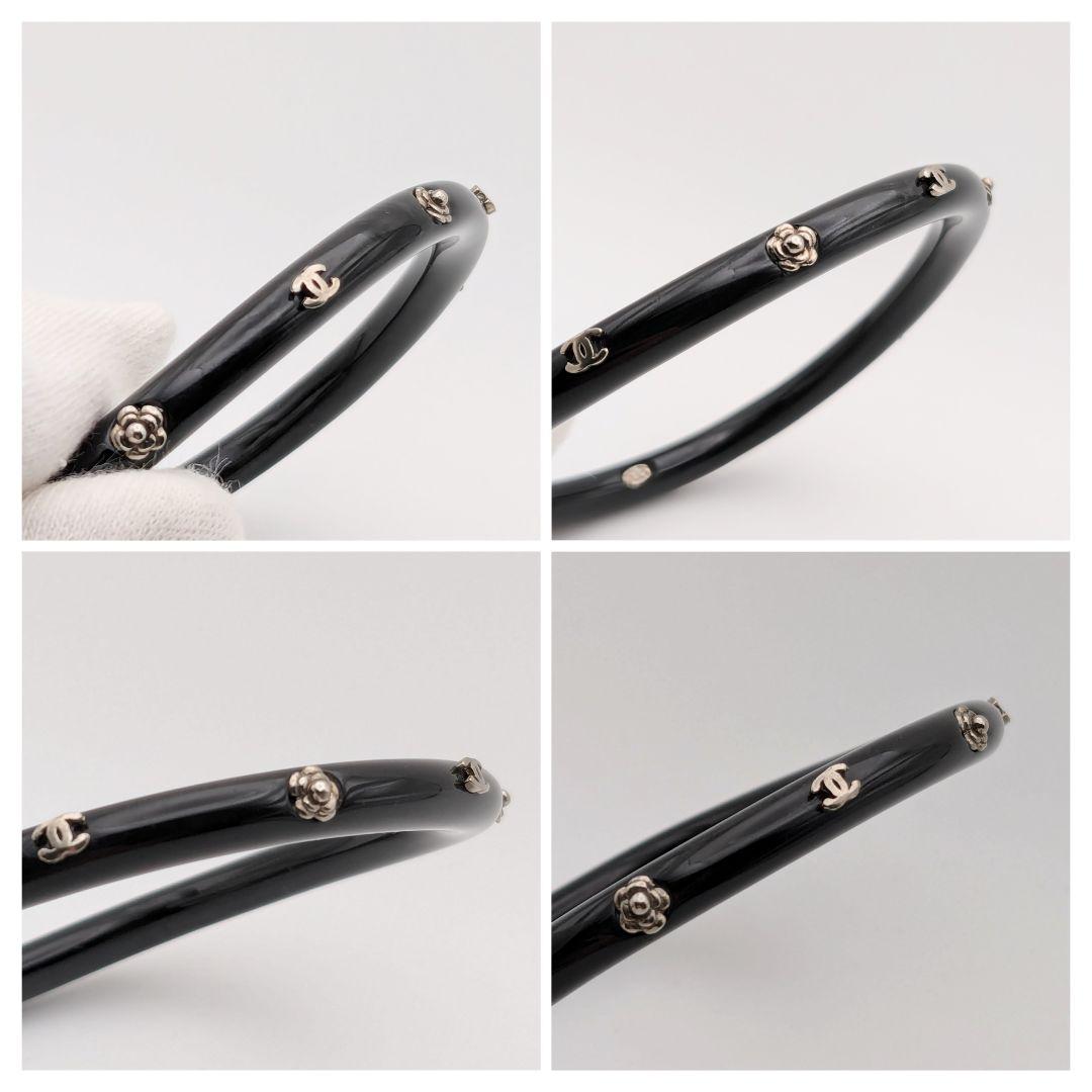 シャネル CHANEL ココマーク カメリア バングル ブレスレット