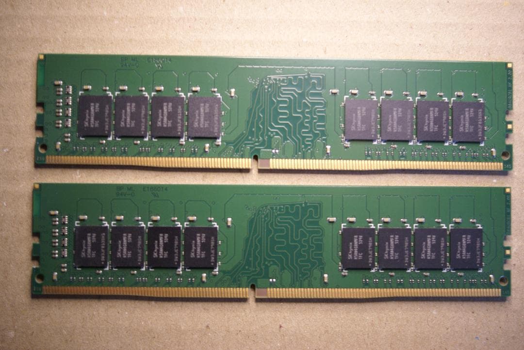 動作確認済みADATAメモリ DDR4-2133 16GB(8GBx2)