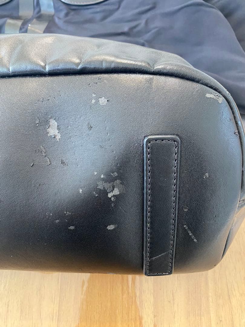 GIVENCHY 2way ナイチンゲール ボストンバッグ レザー劣化&シワ有り