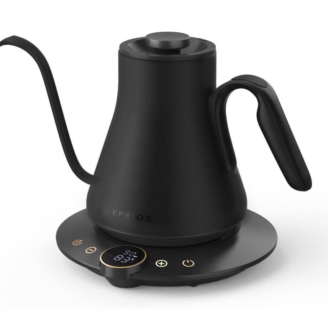Epeios（エペイオス）電気ケトル 0.9L｜1℃単位で温度調整できるケトル