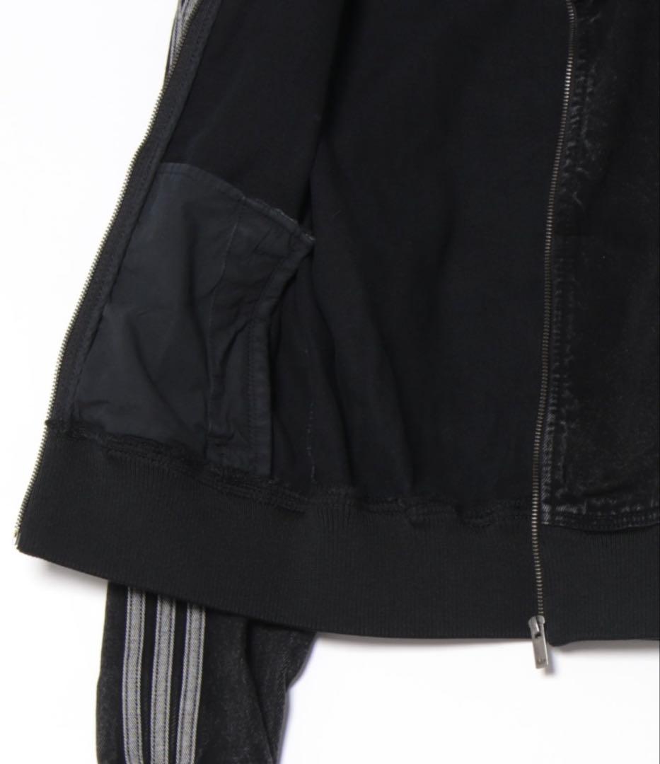 新品M女性】アディダスアディカラーデニムジャケットファイヤーバードトラック