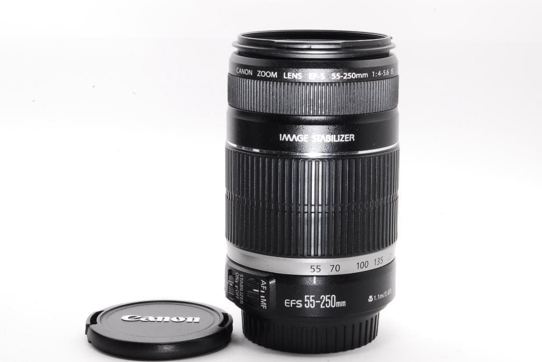 手ぶれに強い高画質✨Canon EF-S 55-250mm ISレンズ