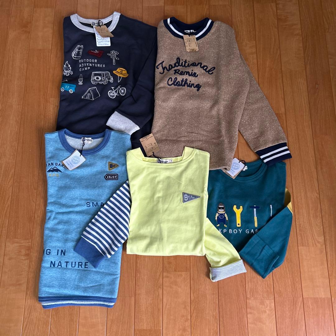 KP BOY 140 新品　タグ付き　長袖　トレーナー　ロンT 長ズボン