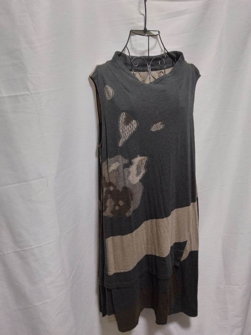 ninaセンソユニコ　慈雨　ジウ　ノースリーブ ワンピース