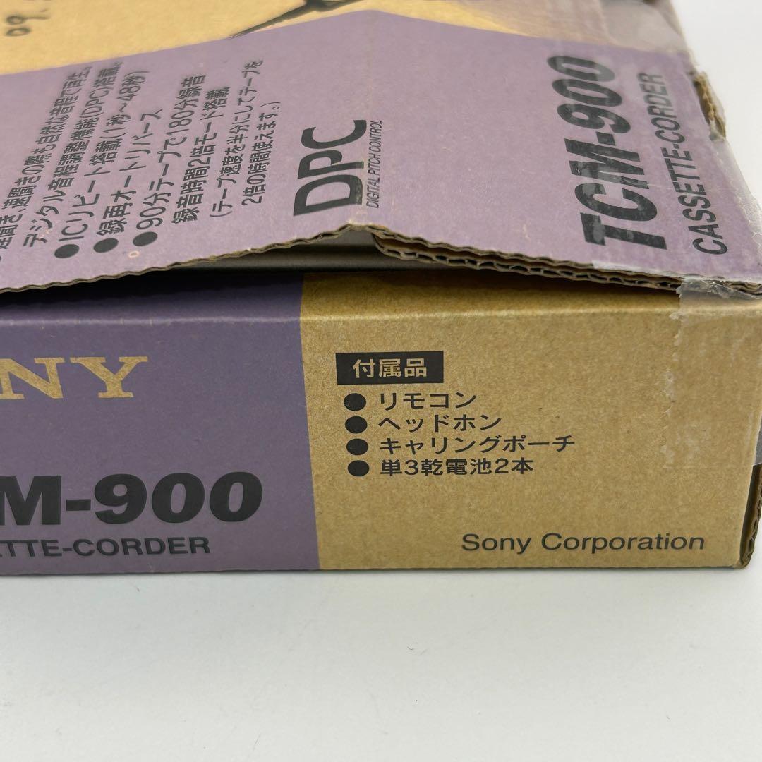 【極美品】SONY TCM-900 カセットコーダー
