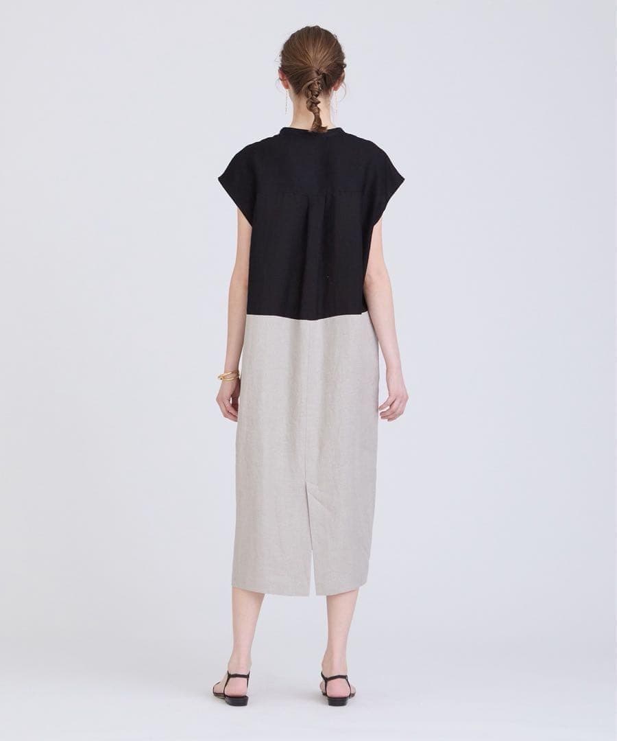 美品✨24SS ハウスオブロータス イソザイツカイワンピース リネン スキッパー