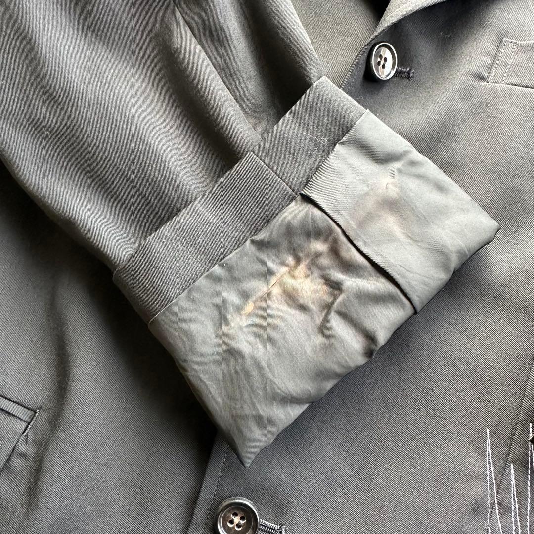 コムデギャルソン タック&ステッチデザイン バイアスカット テーラードジャケット