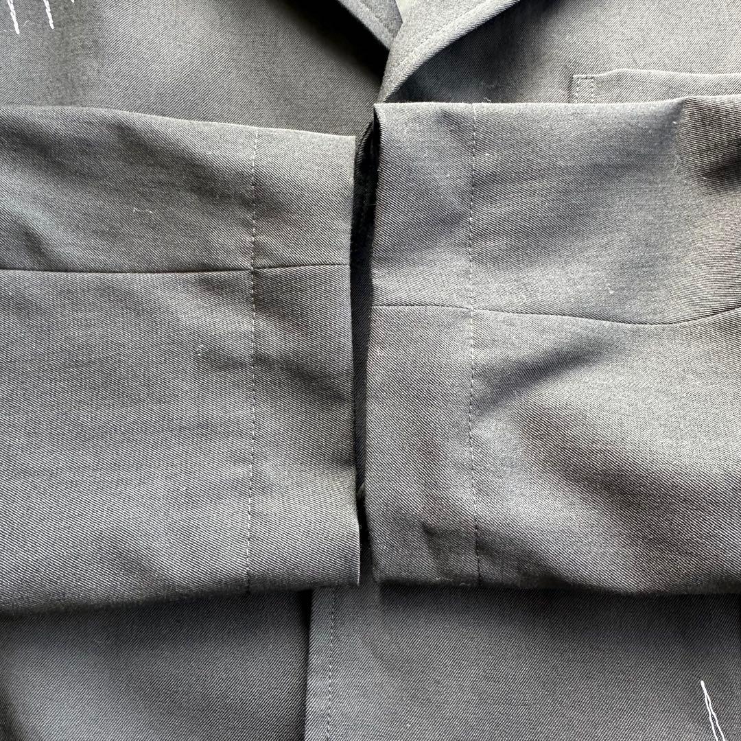 コムデギャルソン タック&ステッチデザイン バイアスカット テーラードジャケット