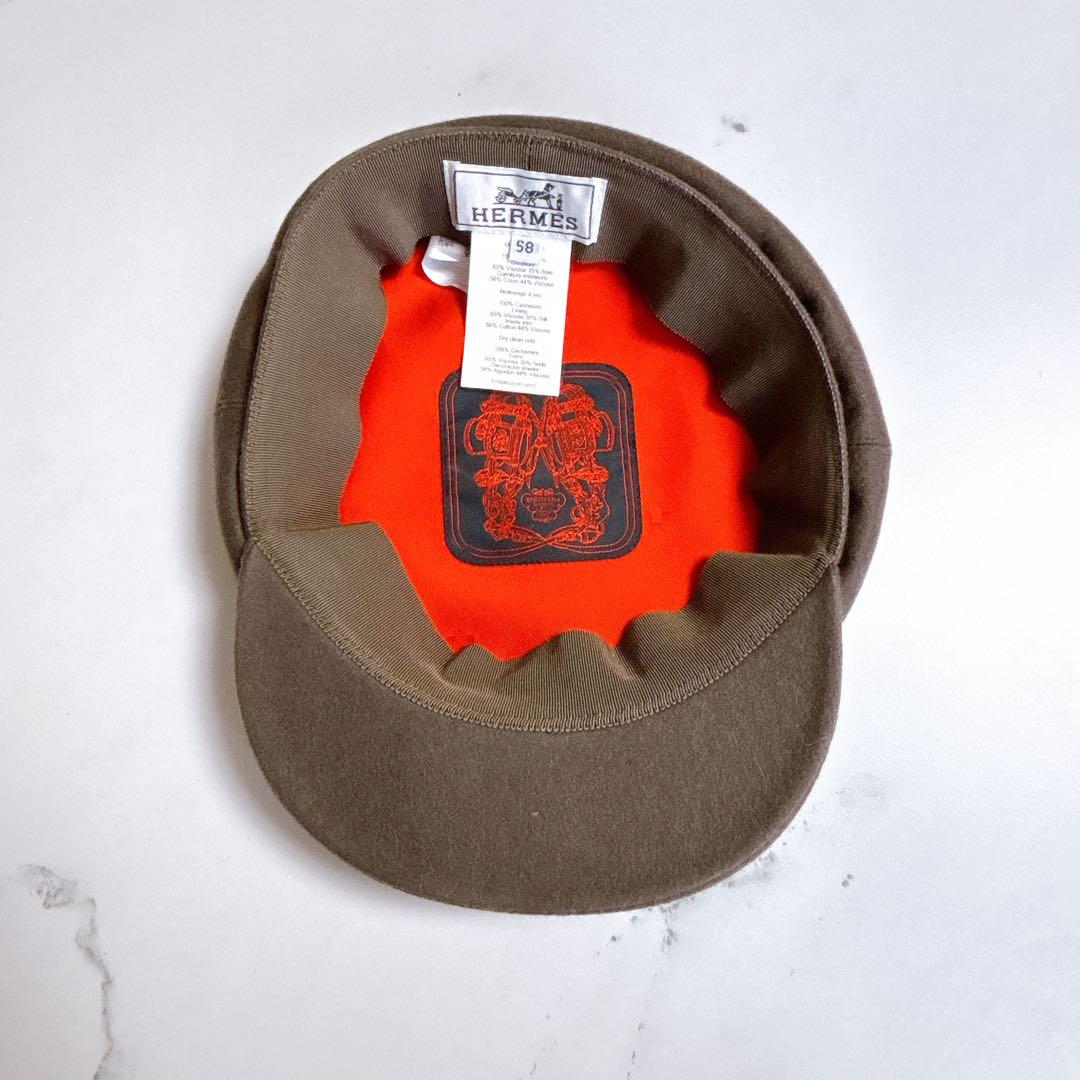 美品❣️ エルメス　キャスケット　マロンブラウン　サイズ58
