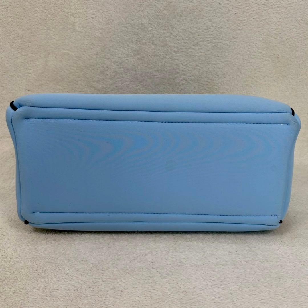 【美品✨】セーブマイバッグ ブルー　ボストンバッグ　2way ショルダーチェーン