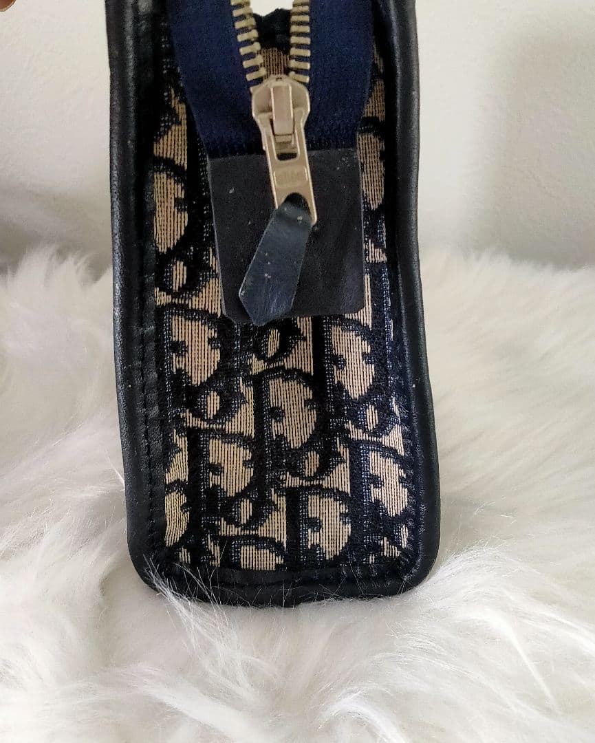 Dior ロゴ クラッチバッグ トロッター ディオール キャンバス レザー