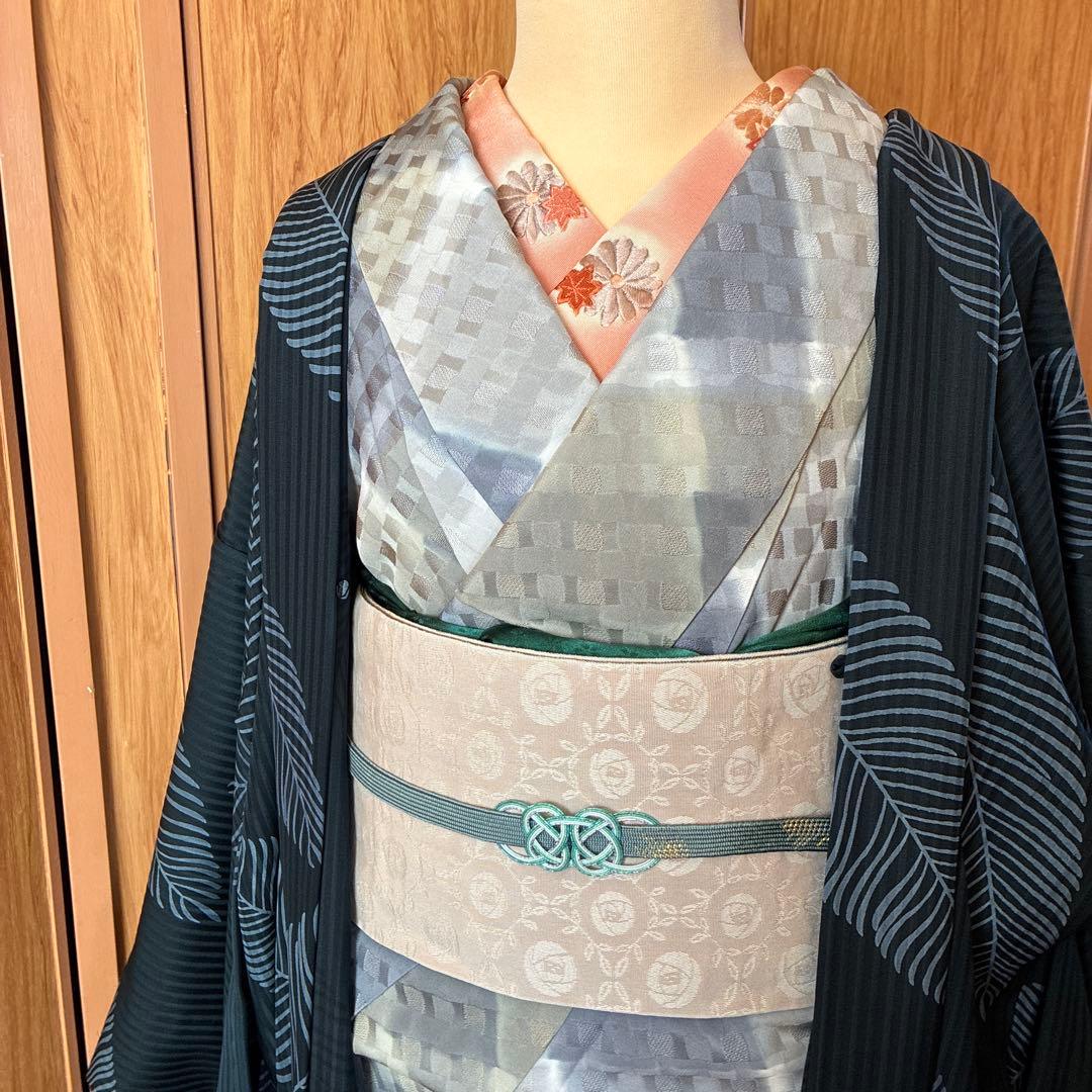 ◆着物　正絹　小紋　丈長め　　　　　　今月のお勧め♪