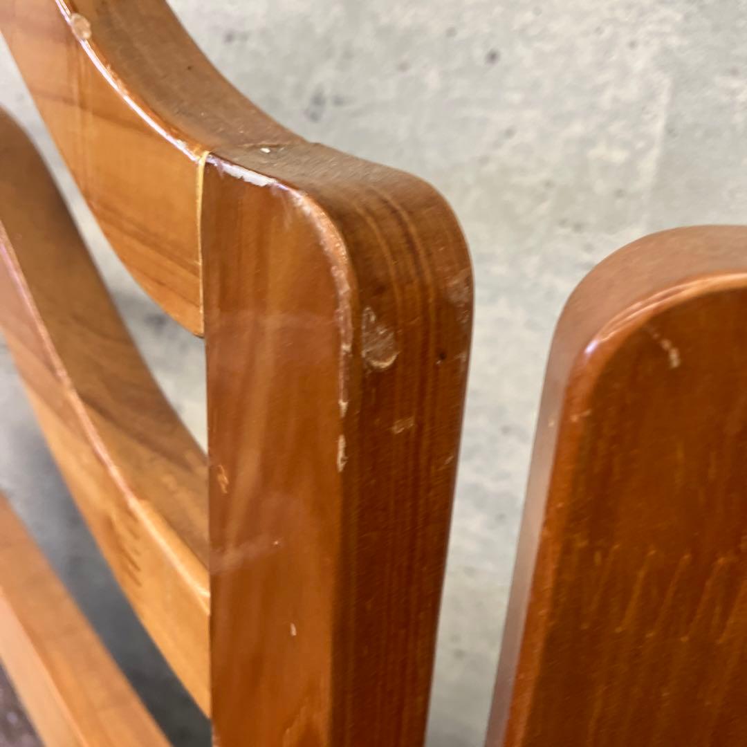 昭和レトロ エスニック 木製 3連 ラタンパーテーション 間仕切り 仕切り