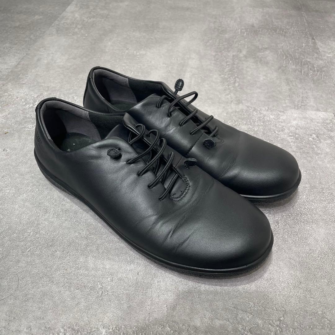 アキレス ソルボ C531 ブラック　24.5cm EEE 健康 本革 牛革