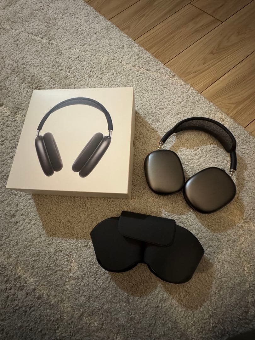 AirPods Max スペースグレー ケース付き 即日発行可能 状態良い