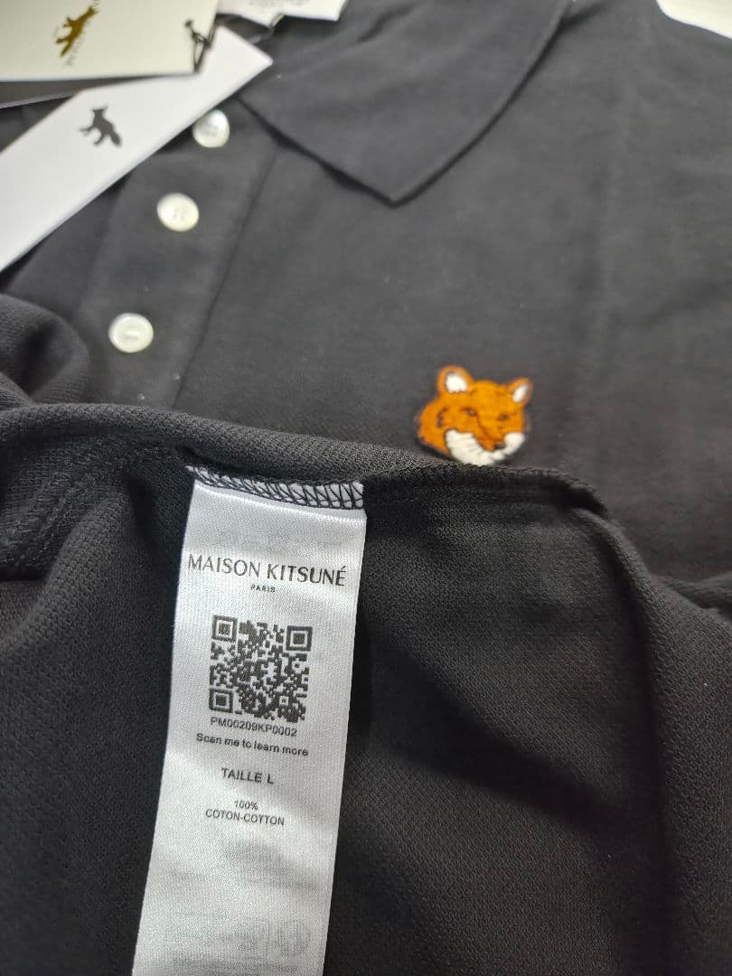 MAISON KITSUNE ポロシャツ PM00209KP0002 Lサイズ