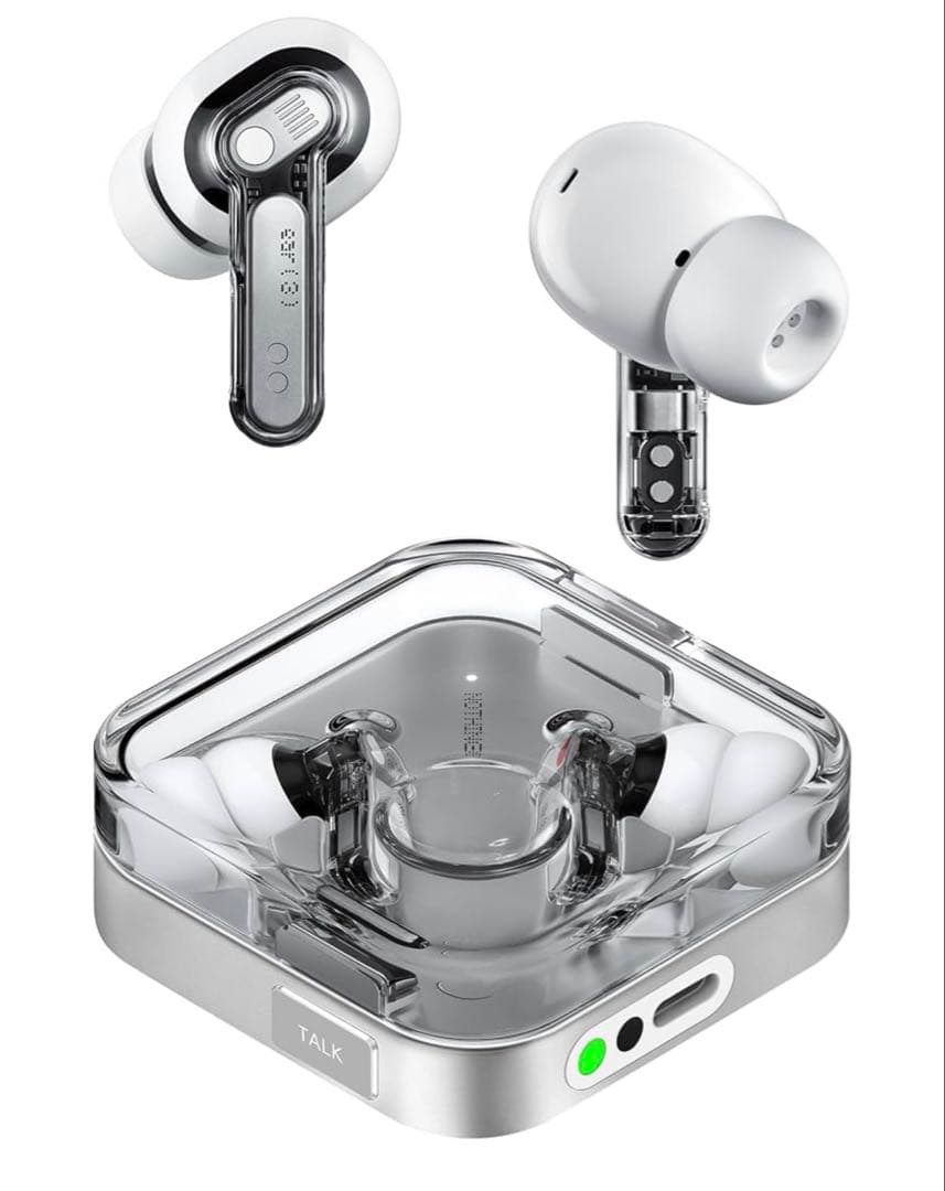 【ほぼ未使用】最新機種 nothing ear（3） ホワイト シルバー アルミ