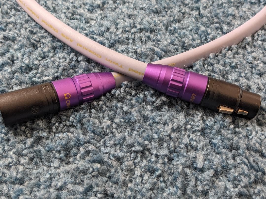 美品 オーディオクラフト DXシリーズ AES/EBUデジタルケーブル 1m