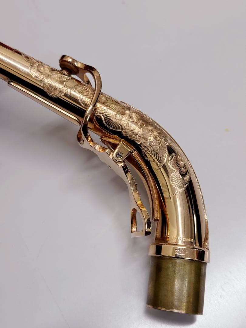 専用　ヤナギサワ アルトサックス用 95PGPネック 総銀・ピンクゴールドメッキ