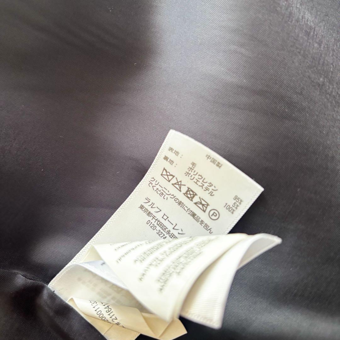 ポロラルフローレン　ダブルブレステッド ウール ブレザー　金ボタン　ネイビー