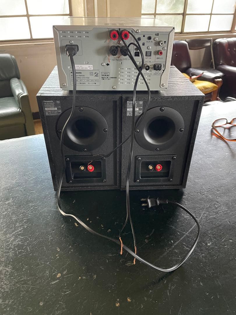 Panasonic システムコンポ　CDプレーヤー　SA-PMX90 ミニコンポ