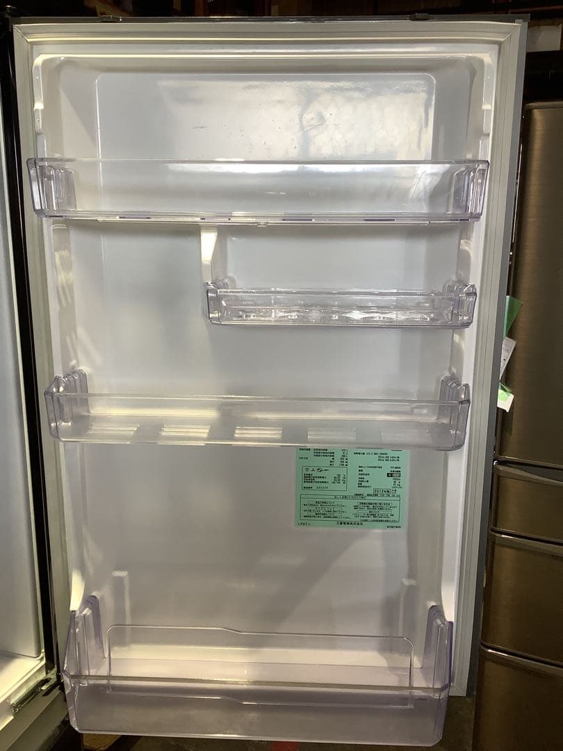 【省スペース】三菱 3ドア冷蔵庫 MR-C37T-B 370L 2012年製