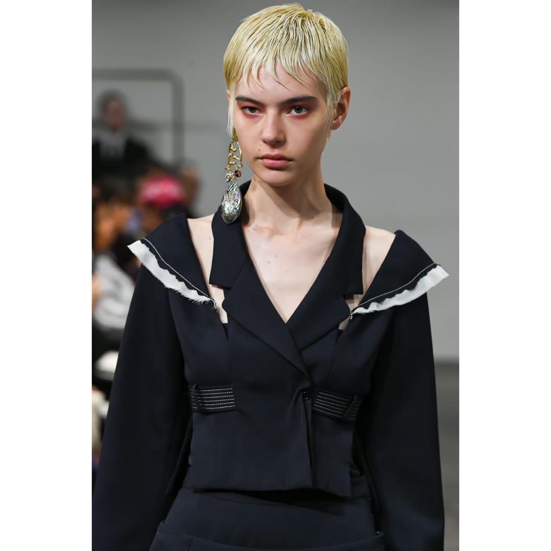 〈AKIKOAOKI〉SHOULDER SLIT SAILOR JACKET