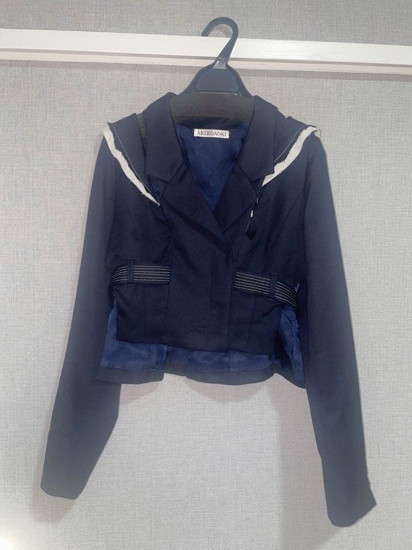 〈AKIKOAOKI〉SHOULDER SLIT SAILOR JACKET