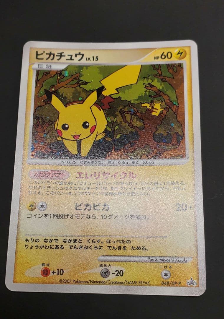 ピカチュウ エレリサイクル プロモ DPプロモーションカード 048/DP-P