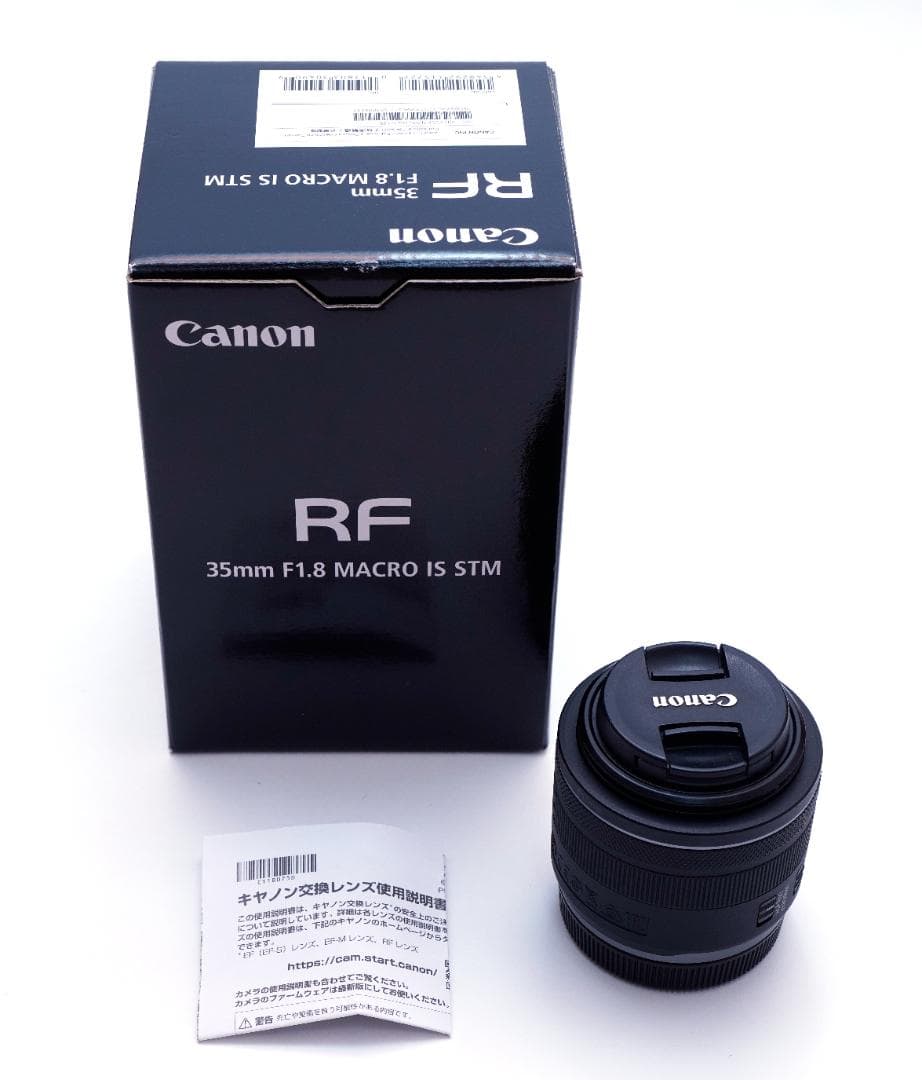 超美品 キャノン RF35mm F1.8 MACRO IS STM 単焦点レンズ