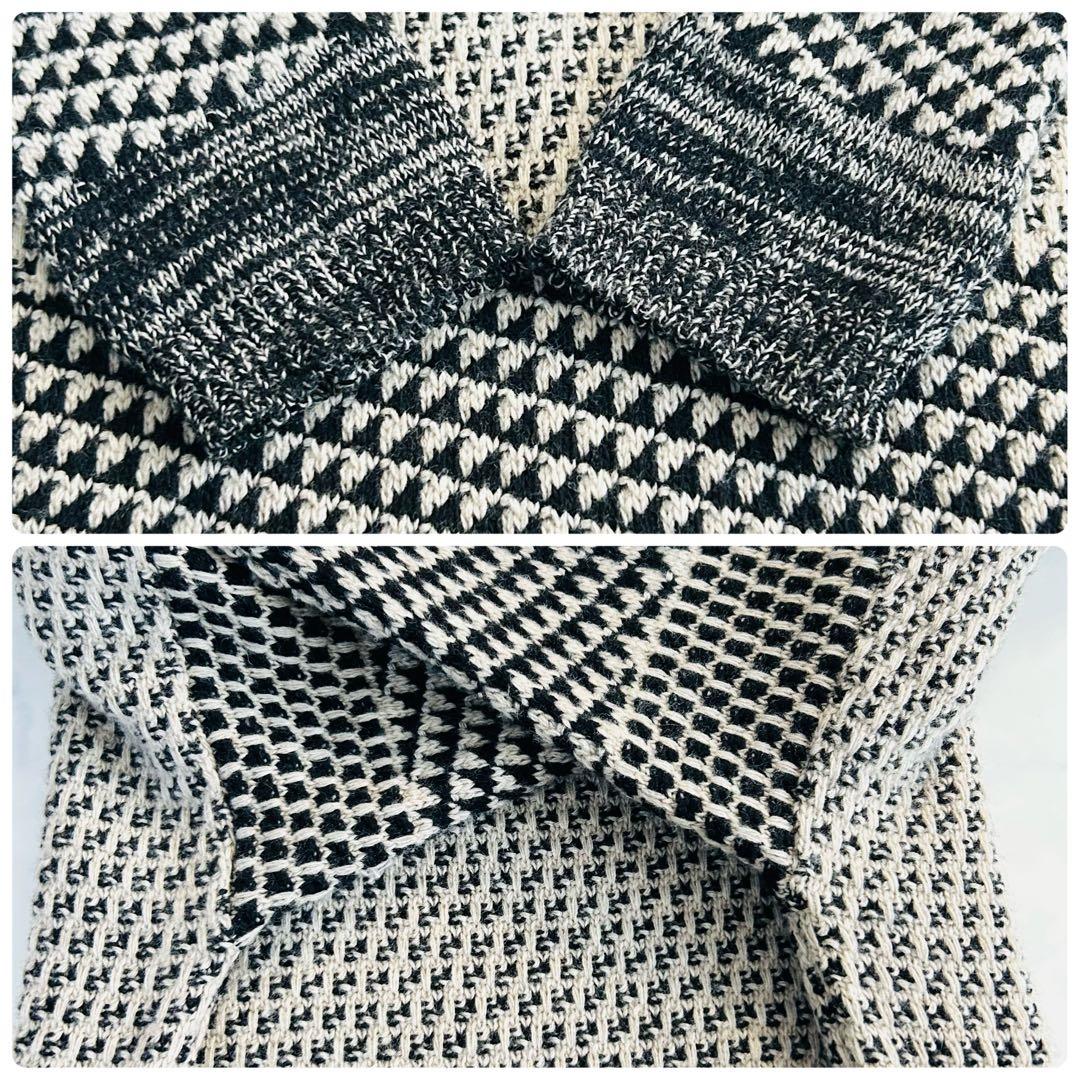 【雑誌掲載】マックスマーラ ピュアヴァージンウール ニットワンピース モノトーン