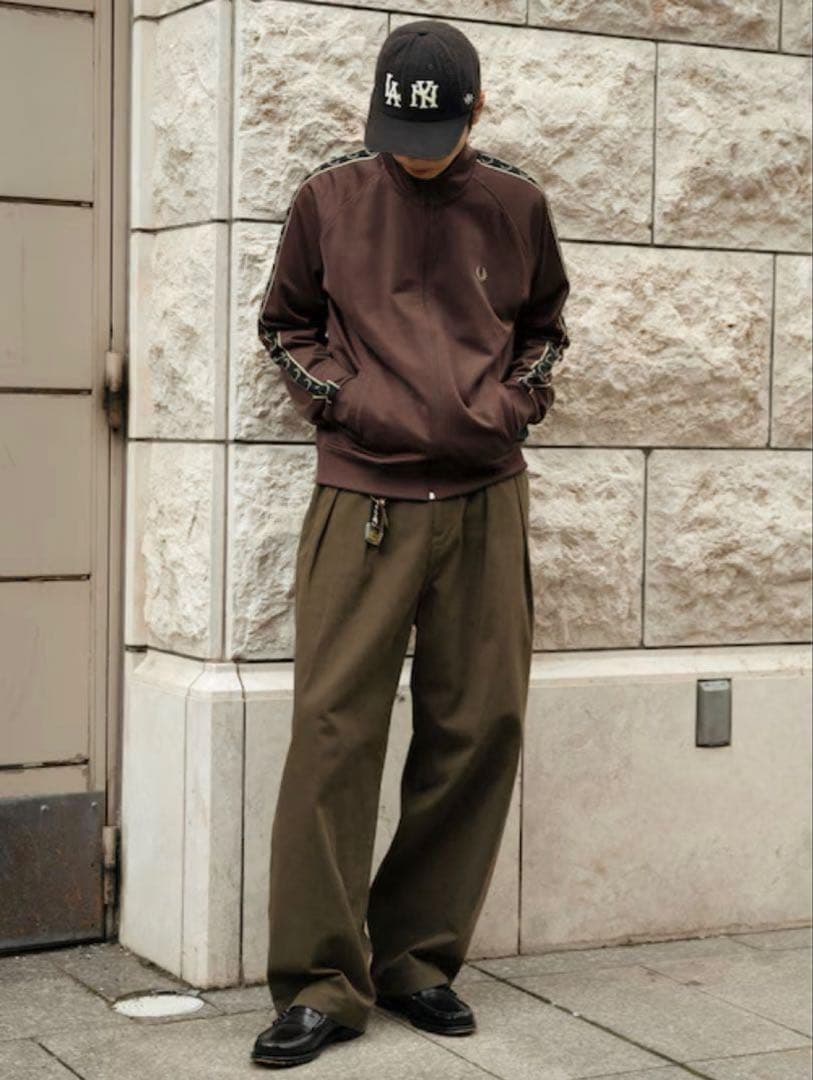 Fred Perry トラックジャケット ブラウン　風早ゆうた様着用