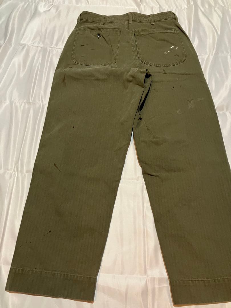 専用HERILL 24aw USMC HBT Pants olive サイズ1