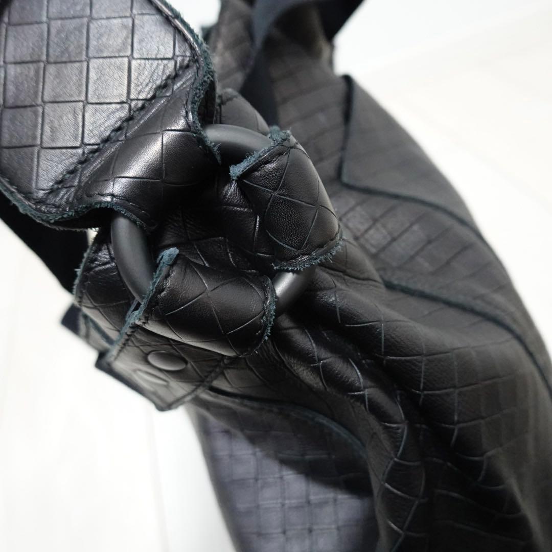 ボッテガヴェネタ　イントレッチオ　ミラージュ　ショルダーバッグ　トートバッグ　黒