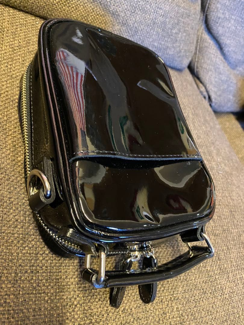 ジュンヤワタナベ　チェーンバッグ　ブラック