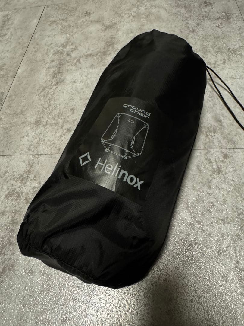 helinox 限定品　グラウンドチェア　オールブラック