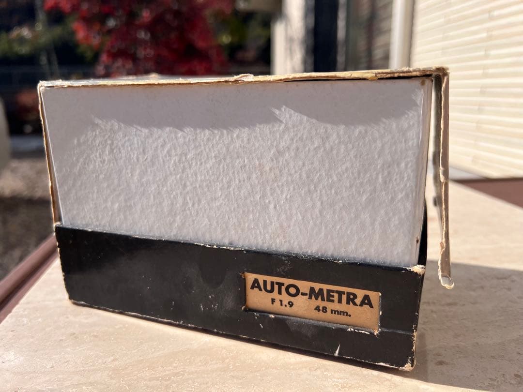 【ジャンク品】マミヤ Auto-Metraフィルムカメラ 革のケース レアな箱付