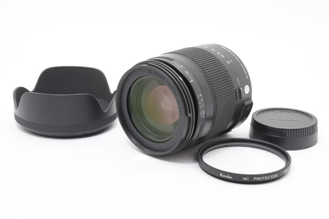 美品 シグマ 18-200 3.5-6.3 DC OS NIKON M365