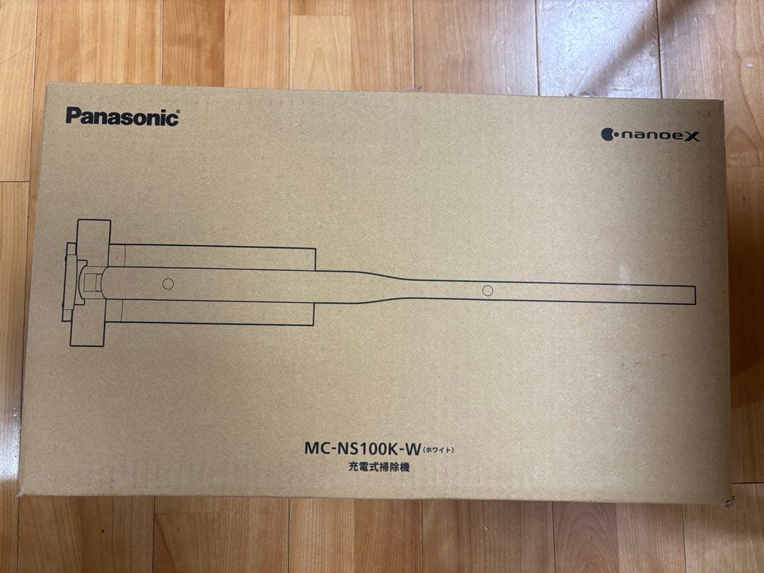 新品未開封品！Panasonic パナソニック 掃除機 MC-NS100K-W
