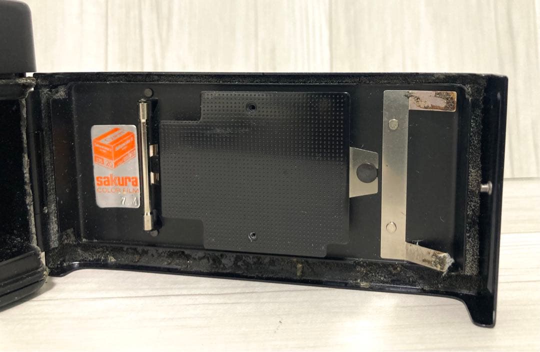 『動作確認済み』Konica C35 FD ブラックボディ フィルムカメラ