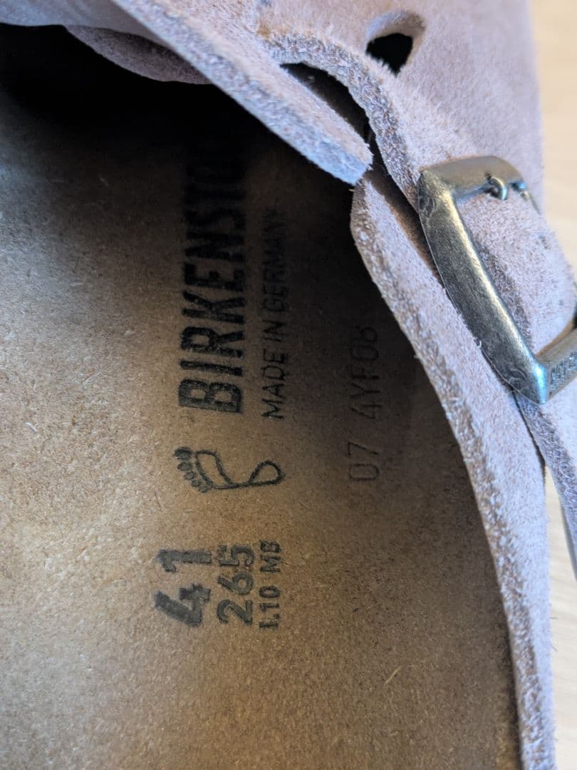 2/8迄セール!BIRKENSTOCK ボストン26.5 フェイデッドパープル
