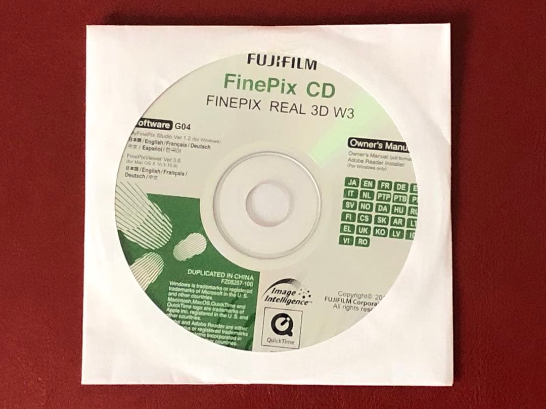 FUJIFILM FINEPIXREAL/ 3DカメラW3 & V1 ビューワー