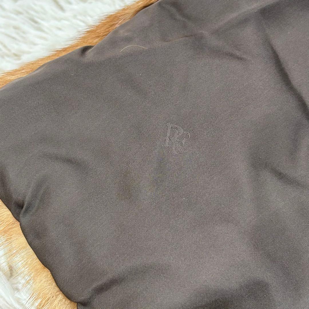 【美品】ROTINY ミンクファーコート オーストラリア製 ブラウン 毛皮 13