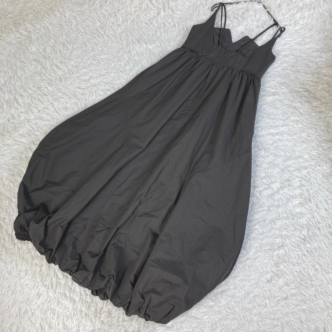 UN3D.　アンスリード　サイドオープンバルーンワンピース　36　グレー