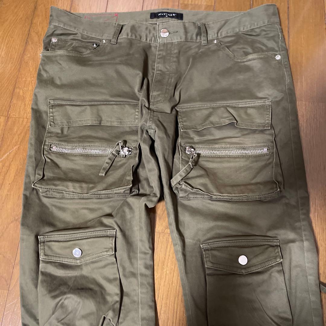 MLVINCE カーゴパンツ 36 オリーブ