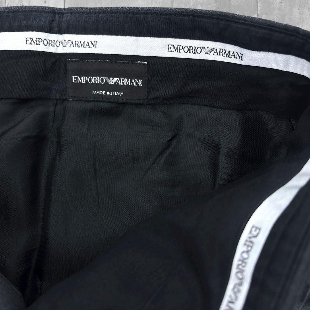 極美品】ARMANI　アルマーニ　スーツ　ダブル　セットアップ　最高級　黒タグ