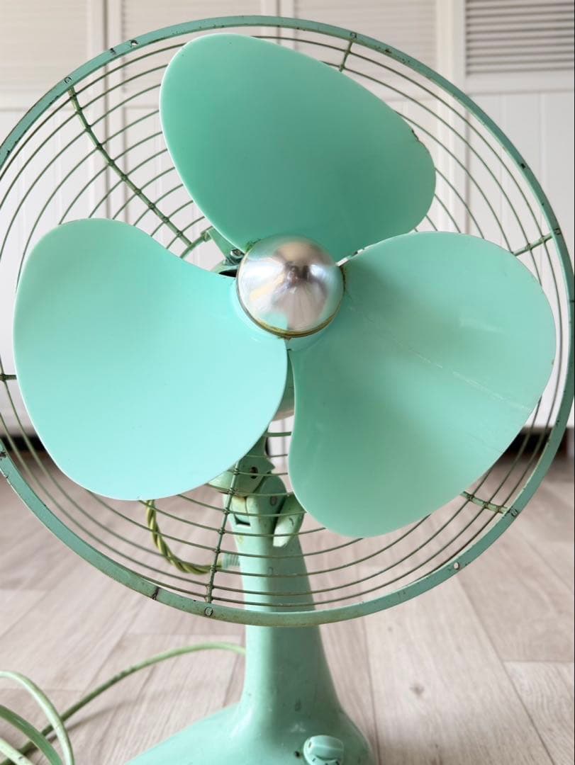 MITSUBISHI 三菱扇風機　３枚羽　動作確認済　ビンテージ　DM-12HC